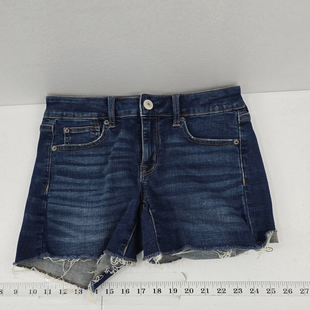 American Eagle shortie‎ shorts blue size 4 womens 5539
